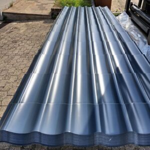 Pfannenblech Typ 2 | Anti-Tropf 1000 g/m² | 25 Stück | 3,75 m Länge | Anthrazitgrau ( RAL 7016 )