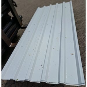 Trapezblech 35/207 | Dach | 2,50 m Länge | Reinweiß ( RAL 9010 )