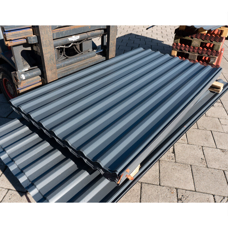 PVC Wellplatte W20 | 2,00 m Länge | Anthrazitgrau 1 PVC Wellplatte W20 | 2,00 m Länge | Anthrazitgrau
