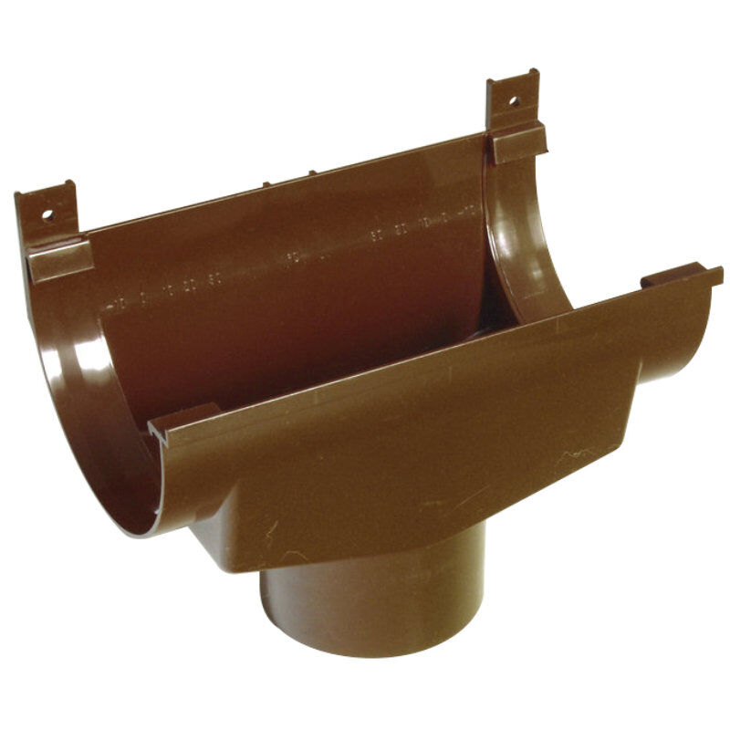 Rinnenablauf 125/90 mm für 125 mm Kunststoff Dachrinne 1 Rinnenablauf 125/90 mm für 125 mm Kunststoff Dachrinne