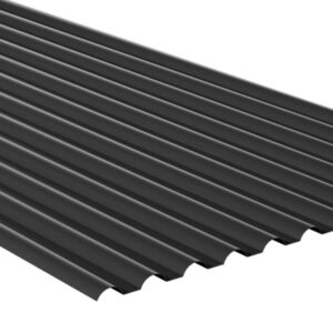 PVC Blickdichte Platte | SINTRA | 77/18 | 1,2 mm | Breite 900 mm | Anthrazit-Metallic