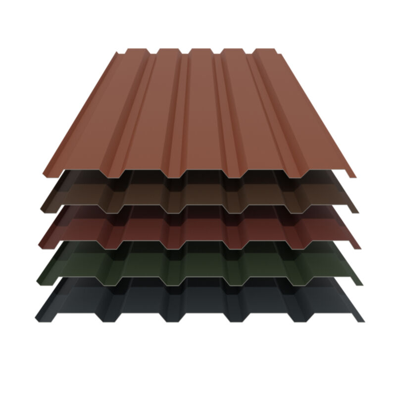 SONDERPOSTEN Trapezblech 35/207 | Wand | 0,40 – 0,75 mm | Stahl | 25 µm Polyester 1 SONDERPOSTEN Trapezblech 35/207 | Wand | 0,40 – 0,75 mm | Stahl | 25 µm Polyester