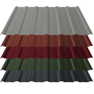 Trapezblech T18+ | Dach | 0,50 mm | Stahl | Verzinkt – ZINKOMAG, Aluzink, 25 µm Polyester