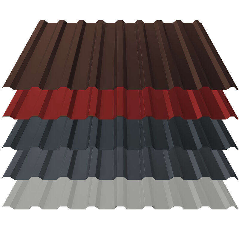Trapezblech T20+ | Dach | 0,70 mm | Stahl | Aluzink, 25 µm Polyester 1 Trapezblech T20+ | Dach | 0,70 mm | Stahl | Aluzink, 25 µm Polyester