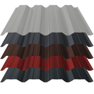 Trapezblech T50 | Wand | 0,70 mm | Stahl | Aluzink, 25 µm Polyester