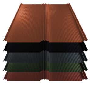 Stehfalz T-Panel | Dach | 0,50 mm | Stahl | Nanowelle | 1100 mm Breite | 35 µm ThyssenKrupp Matt