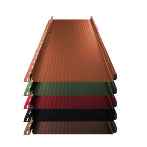 Stehfalz Terrano | Dach & Wand | 0,50 mm | Stahl | Miniwelle | 316 mm Breite | 25 µm Polyester