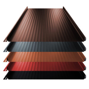 Stehfalz Terrano | Dach & Wand | 0,50 mm | Stahl | Miniwelle | 525 mm Breite | 25 µm ThyssenKrupp Polyester
