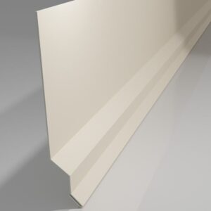 Aluminium Tropfkantenprofil über Sockel | für 20 Trapez | 145 x 25 x 15 x 10 x 2000 mm