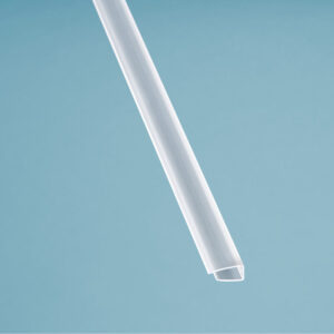 U-Profil aus transparentem Polycarbonat