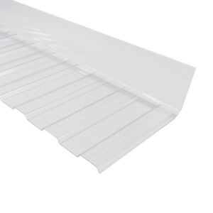 Wandanschluss Polycarbonat | Trapez 76/16 | 178 x 70 x 1100 mm