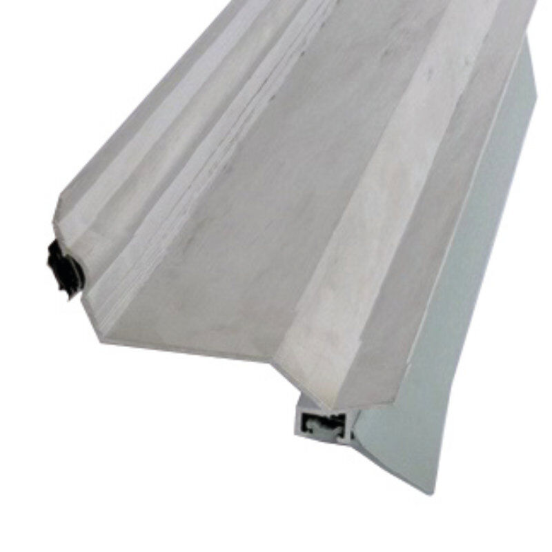 Wandanschlussprofil Alu | inkl. Lippendichtung | Ausladung 80 mm | pressblank 1 Wandanschlussprofil Alu | inkl. Lippendichtung | Ausladung 80 mm | pressblank