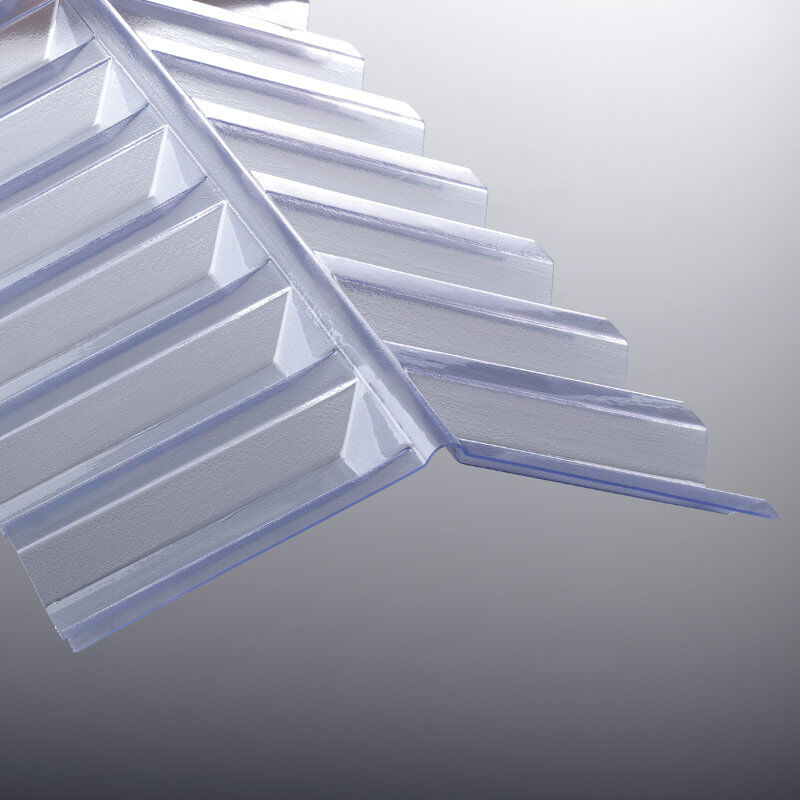 Wellfirsthaube Spundwand 76/18 Polycarbonat (1265x150x150 mm) 1 Wellfirsthaube Spundwand 76/18 Polycarbonat (1265x150x150 mm)