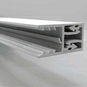 Zevener Sprosse Wandleiste PVC | Stärke 16 mm | Weiß