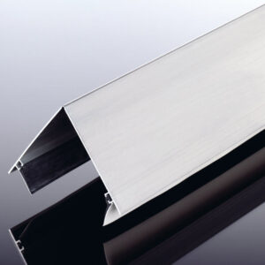 Alu-Firstprofil pressblank 125 mm inklusive Dichtung Neigungswinkel verstellbar