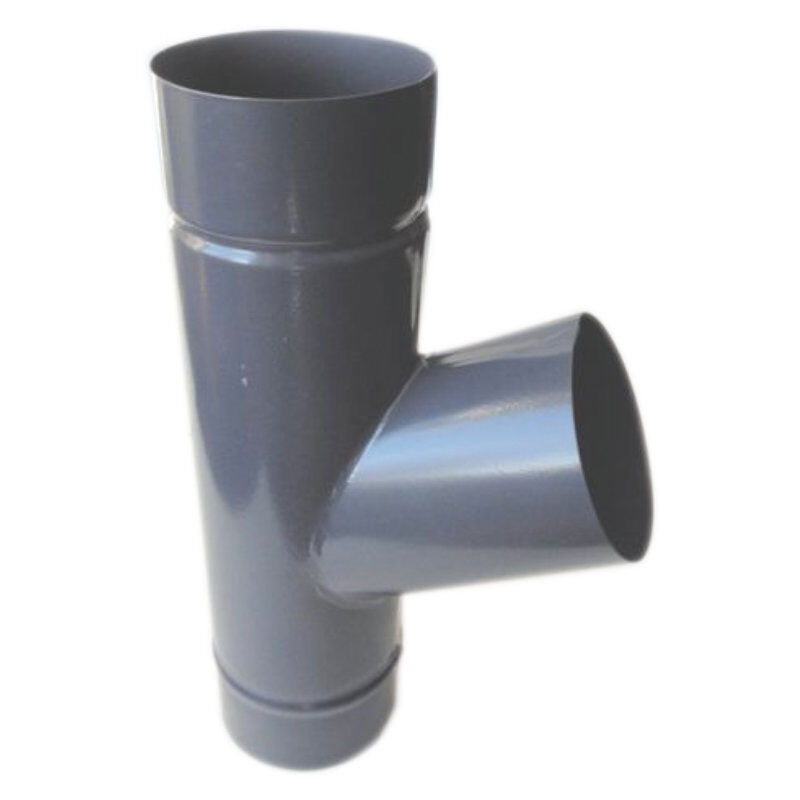Fallrohrabzweig Stahl für 100 mm Fallrohr für System 125 und 150 mm 1 Fallrohrabzweig Stahl für 100 mm Fallrohr für System 125 und 150 mm