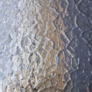 Polystyrol Platte | 5,0 mm | Breite 1000 mm | Länge 2 m | Wabenmuster | transparent