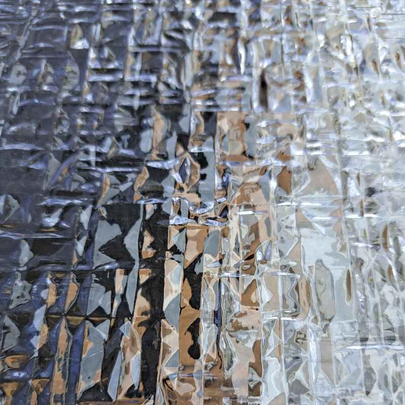 Polystyrol Platte | 5,0 mm | Breite 1000 mm | Länge 2 m | Pyramidenmuster | transparent 1 Polystyrol Platte | 5,0 mm | Breite 1000 mm | Länge 2 m | Pyramidenmuster | transparent