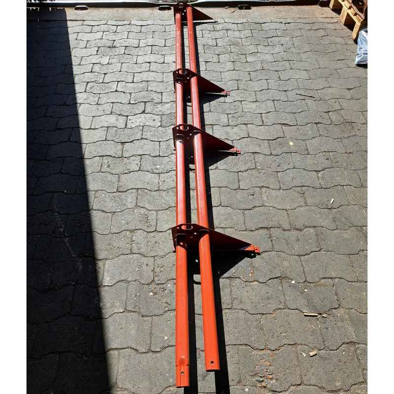 Schneefänger als Schneefangrohre | 3 m Länge | Rot 1 Schneefänger als Schneefangrohre | 3 m Länge | Rot
