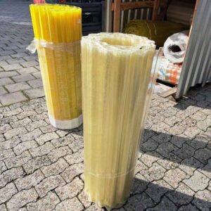 Lichtplatte Polyester | Wellrolle | 76/18 | 0,7 mm | Breite 1000 mm | Länge 30 m | natur