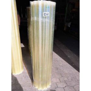Lichtplatte Polyester | Wellrolle | 76/18 | 0,7 mm | Breite 1500 mm | 12 m² | natur