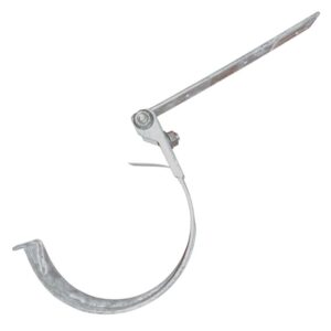 STAHL Rinnenhalter | Ø 125 mm | blank verzinkt