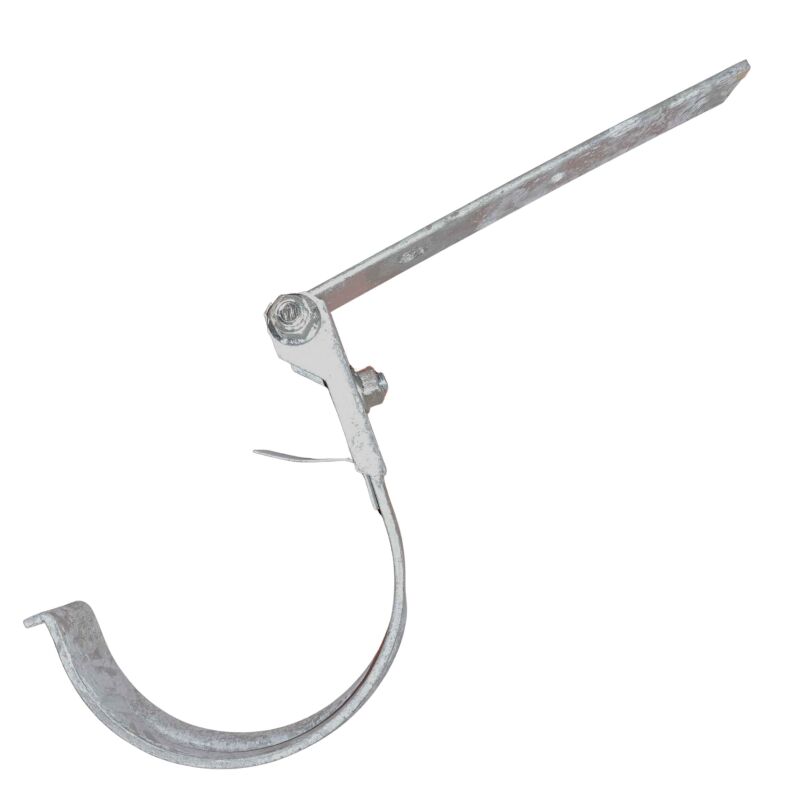 STAHL Rinnenhalter | Ø 100 mm | blank verzinkt 1 STAHL Rinnenhalter | Ø 100 mm | blank verzinkt