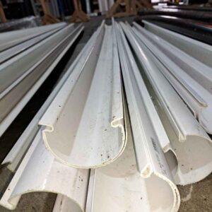 PVC Dachrinne | Ø 100 mm | Länge 2 m | weiß