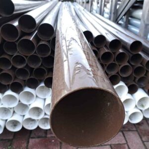PVC Regenfallrohr | Ø 90 mm | Länge 2,5 m | kupfer