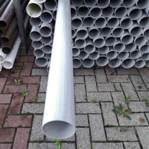 PVC Regenfallrohr | Ø 90 mm | Länge 2,5 m | grau