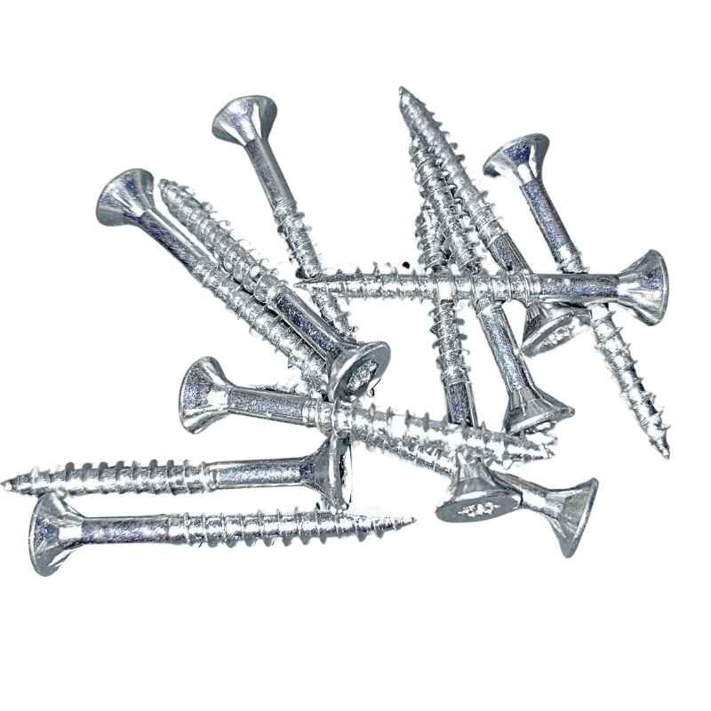 Spanplattenschrauben | 200 Stk./ Pak. | 5,0 x 45 mm | Stahl verzinkt 1 Spanplattenschrauben | 200 Stk./ Pak. | 5,0 x 45 mm | Stahl verzinkt