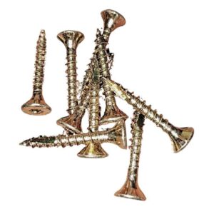 Spanplattenschrauben | 200 Stk./ Pak. | 4,5 x 30 mm | Stahl gelb verzinkt