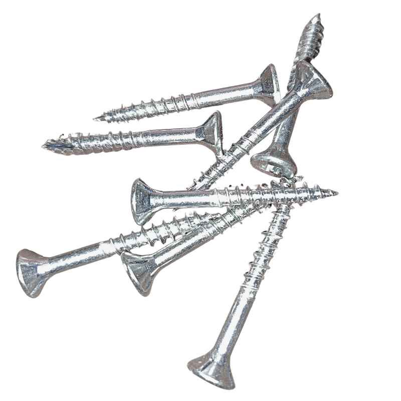 Spanplattenschrauben | 200 Stk./ Pak. | 5,0 x 40 mm | Stahl blank verzinkt 1 Spanplattenschrauben | 200 Stk./ Pak. | 5,0 x 40 mm | Stahl blank verzinkt