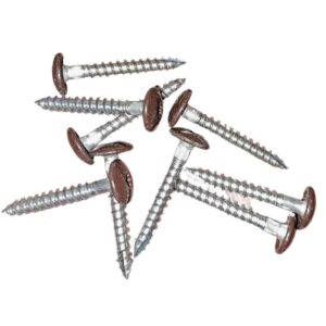 Fassadenschraube | für Holzunterkonstruktion | 250 Stk./ Pak. | 4,8 x 35 mm | Schokoladenbraun ( RAL 8017 )