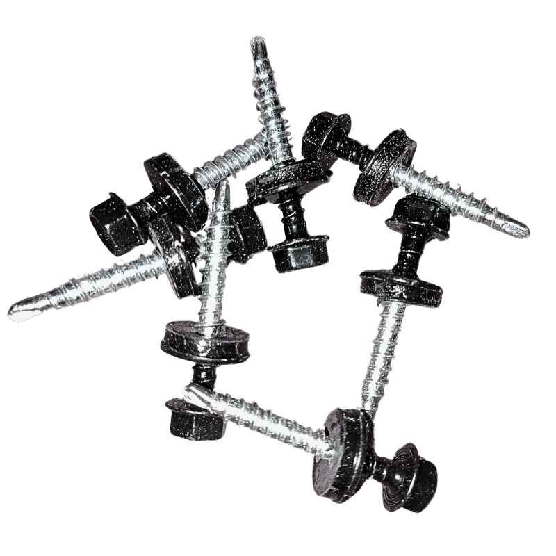Sechskantsystemschraube | selbstbohrend | für Holzunterkonstruktion | 250 Stk./ Pak. | 4,8 x 35 mm | E14 EPDM-Dichtung | Tiefschwarz ( RAL 9005 ) 1 Sechskantsystemschraube | selbstbohrend | für Holzunterkonstruktion | 250 Stk./ Pak. | 4,8 x 35 mm | E14 EPDM-Dichtung | Tiefschwarz ( RAL 9005 )