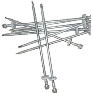 Sechskantsystemschraube | selbstbohrend | für Sandwichpaneele mit Teilgewinde | für Stahlunterkonstruktion | 150 Stk./ Pak. | 6,3 x 167 mm | E16 EPDM-Dichtung | Edelstahl