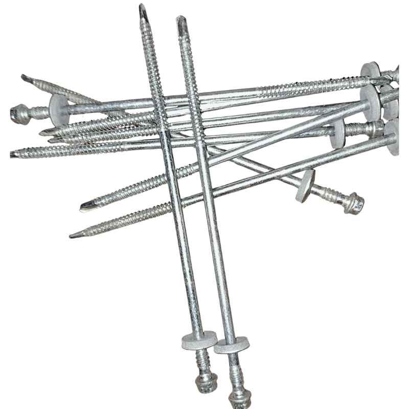 Sechskantsystemschraube | selbstbohrend | für Sandwichpaneele mit Teilgewinde | für Stahlunterkonstruktion | 150 Stk./ Pak. | 6,3 x 167 mm | E16 EPDM-Dichtung | Edelstahl 1 Sechskantsystemschraube | selbstbohrend | für Sandwichpaneele mit Teilgewinde | für Stahlunterkonstruktion | 150 Stk./ Pak. | 6,3 x 167 mm | E16 EPDM-Dichtung | Edelstahl
