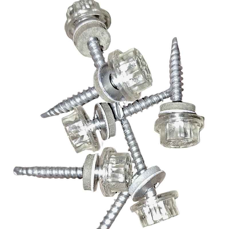 Nylon Head Schrauben | selbstbohrend | 100 Stk./ Pak. | 4,8 x 35 mm | E14 EPDM-Dichtung | Glasklar 1 Nylon Head Schrauben | selbstbohrend | 100 Stk./ Pak. | 4,8 x 35 mm | E14 EPDM-Dichtung | Glasklar